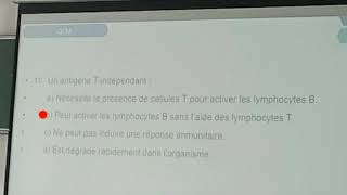 TD 1 Immunologie S5 avec correction biology ispits isss [upl. by Kcor]