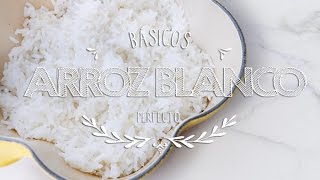 Cómo hacer Arroz Blanco Perfecto ♥ Recetas Básicas [upl. by Mastrianni]