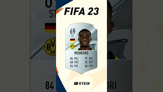 Youssoufa Moukoko  FIFA Evolution FIFA 22  EAFC 24 [upl. by Zared]