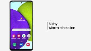 Galaxy Smartphone Bixby Alarm einstellen [upl. by Esilegna]