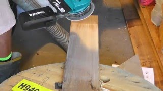 Makita DBO180 18v Random Orbit Sander Quick Review [upl. by Anilasor]