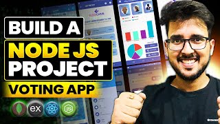 Node js projects for beginners Building a Voting Application 🔥 [upl. by Collayer87]