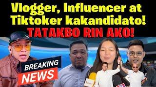 VLOGGER INFLUENCER at TIKTOKER kakandidato TATAKBO NA RIN AKO [upl. by Yevreh536]