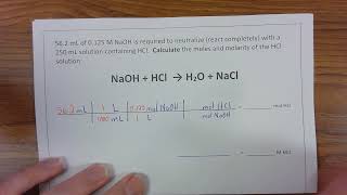 ChemHelp  Calculating Moles and Molarity of an Analyte in a Titration I [upl. by Hasina]