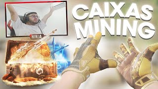 O RISCO DE ABRIR Caixas Mining NO CSGONET [upl. by Ahsille]