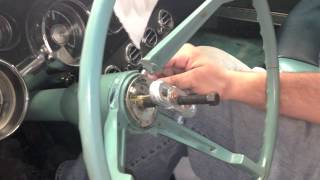 Steering wheel removal Bobs 1967 Mustang Coupe  Day 13 [upl. by Ingrid745]