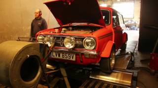 VTEC Classic Mini on the dyno [upl. by Ytiak]