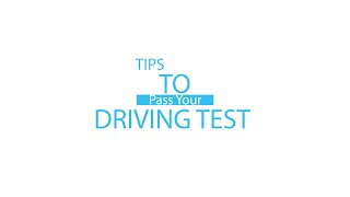 Tips To Pass Your Driving Test [upl. by Elyad]