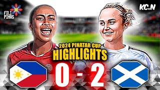 Philippines vs Scotland Highlights  2024 Pinatar Cup [upl. by Olin]