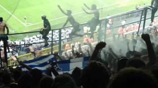 Fenerbahce  PAOK Muslimovic Goal PAOK FANS [upl. by Jeb478]