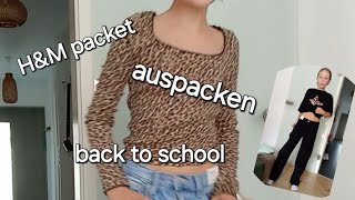 Back to school hampM packet ausbacken [upl. by Orravan921]