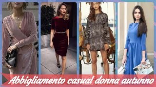 Moda abbigliamento 👚 casual donna autunno 2018 [upl. by Akeenahs986]