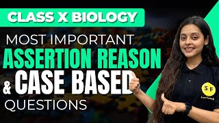 Biology Assertion Reason Questions Class 10th Science Most Important Question with Sonam Maam [upl. by Yetac]