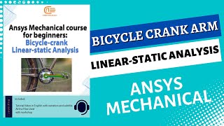 Bicycle Crank Stress Analysis Ansys Mechanical Tutorial Sneak Peek [upl. by Ativel]