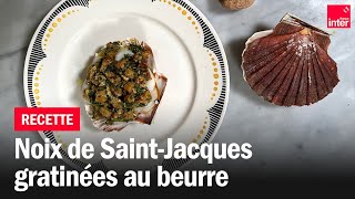 Les noix de SaintJacques  Les recettes de FrançoisRégis Gaudry [upl. by Ilyssa]