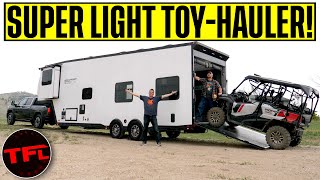 If Your Home’s Garage Had Wheels…This ATC Toy Hauler Would be it [upl. by Laven]