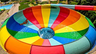 TOP 20 Worlds MOST COLORFUL WaterSlides 🌈 [upl. by Chiaki]