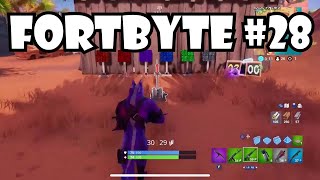 Forbyte 28 quotPattern Match Puzzle Outside Desert Junkyardquot Fortnite Fortbyte 28 Location [upl. by Higley]