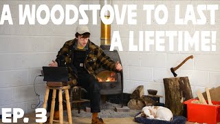 Installing a Jotul No 1 Wood Stove  The Boiler Shed Ep 3 [upl. by Anelat149]