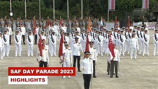 SAF Day Parade 2023 Highlights [upl. by Franchot]