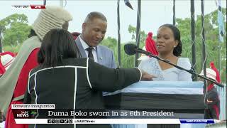 Botswana Inauguration  President Duma Gideon Boko sworn is as 6th leader [upl. by Klein792]