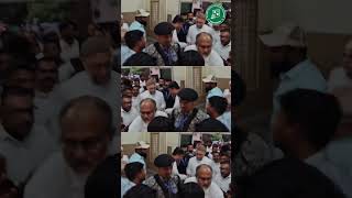 Asad owaisi sahab grand entry viralvideo duet nandednews youtube nandedlivenews [upl. by Ellevel]