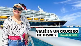 CRUCERO DISNEY ¿Cómo es ¿Cuánto cuesta Mi experiencia en el Disney Magic [upl. by Ycniuqed]