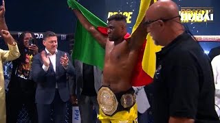 FRANCIS NGANNOU EST DE RETOUR ET LA SUITE [upl. by Hutchins]