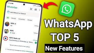 New WhatsApp Features  WhatsApp New Features  WhatsApp New Update  WhatsApp Hidden Features [upl. by Moretta367]