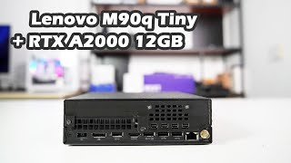 17L Gaming PC Lenovo M90q  RTX A2000 12G and 3D Case—Can It Game [upl. by Hahcim]