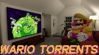 Wario pirates a Rick and Morty torrent [upl. by Cob]