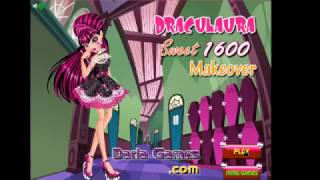 Cartoon Monster High Draculaura Sweet 1600 Party Makeup Dress Up Game For Girls [upl. by Ycniuqed]