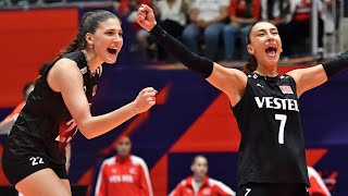 Hande Baladin  ilkin Aydin  cev volleyball 2023  Highlight Volleyball [upl. by Napra758]