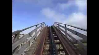 Megafobia Wooden Coaster POV  Oakwood Leisure Park Wales [upl. by Cnut39]