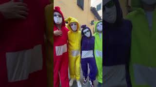 Lucca comics amp games 2024 cosplay teletubbies italy [upl. by Eelibuj]