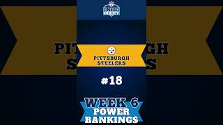 Week 6 NFL Power Rankings nfl football nflpowerrankings [upl. by Enehpets]