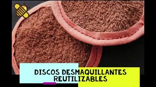 Como hacer discos desmaquillantes reutilizables [upl. by Anelra]