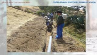 Construcción de Pequeños y Medianos Reservorios o Embalses de Agua  PhD Absalón Vásquez [upl. by Harmony]