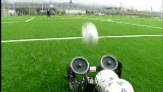 Pro Trainer soccer ball machine set up [upl. by Ddej]