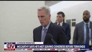 Kevin McCarthy will NOT resign from Congress  LiveNOW from FOX [upl. by Egwin914]