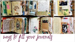 Ways to fill a journal ☆✩ [upl. by Morocco]