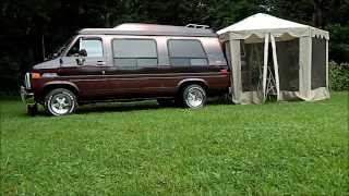 Chevy Custom Van Cabinetry Camping Conversion quotOld [upl. by Amitarp504]