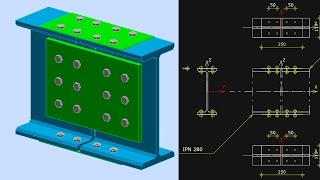 ROBOT STRUCTURAL CASTELLANO  TUTORIAL 21 UNIONES DE ACERO STEEL CONNECTIONS [upl. by Einnij826]