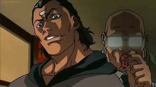 Doppo Orochi vs Katou Kiyosumi DUBBED Lion of Shinshinkai vs The Tiger Slayer in Baki Hanma HD 🤯 [upl. by Naujid]