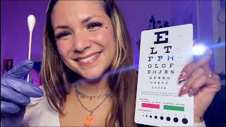 ASMR Cranial Nerve Exam  Ear Exam Eye Tests German Medical RP [upl. by Tamas]