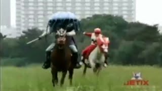 Ranger Vermelho Vs Monstro Luta com Cavalo Dublado  Power Rangers Na Galáxia Perdida [upl. by Richlad]