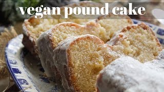 7 INGREDIENT VEGAN POUND CAKE VEGANMAS 20  PLANTIFULLY BASED [upl. by Garth]