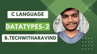 Datatypes in cII  input and output in c [upl. by Collimore]