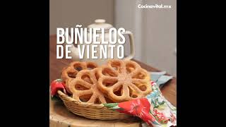 Receta de Buñuelos de viento  Cocina Vital [upl. by Rramal]