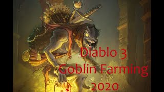 Diablo 3 2020 Rainbow  Menagerist Goblin Farming routes [upl. by Ashraf]